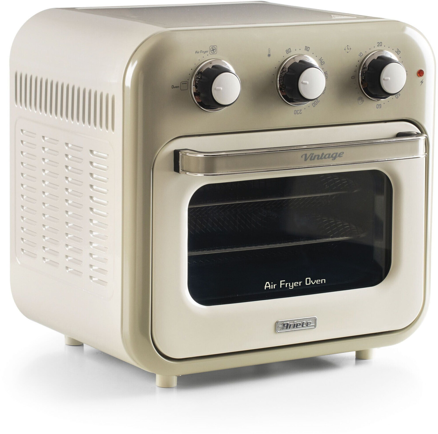 مایکروفر آریته ایتالیا مدل Ariete Vintage Air Fryer|  هوا پز دارای نور داخلی | رنگ بژ | طراحی کلاسیک و پخت کم چرب